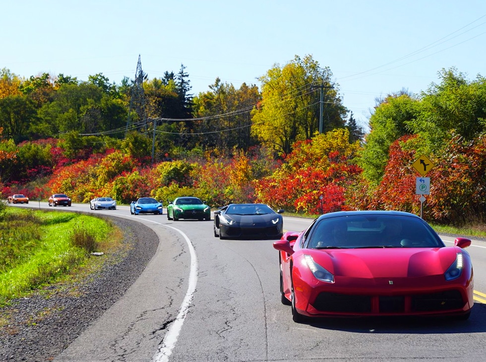 exotic car tours canada