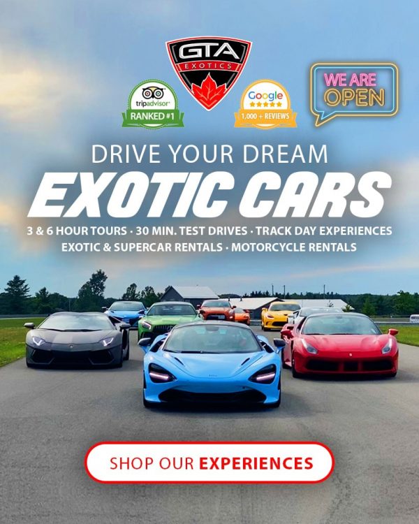 GTA Exotics Toronto Exotic Car & Supercar Experiences, Rentals, & Tours